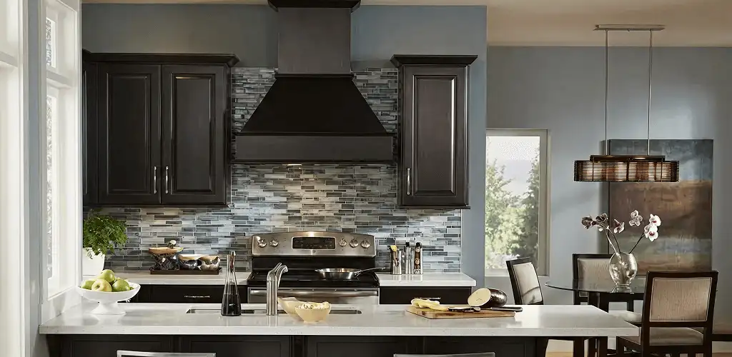 Kitchen cabinet painting and refinishing in a modern kitchen in Fort Collins, CO